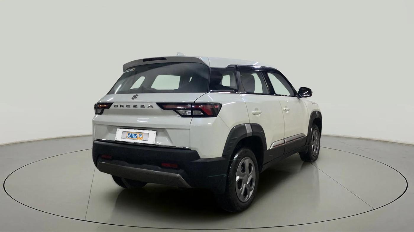 2024 Maruti BREZZA LXI, Petrol, Manual, 6,190 km, Right Back Diagonal