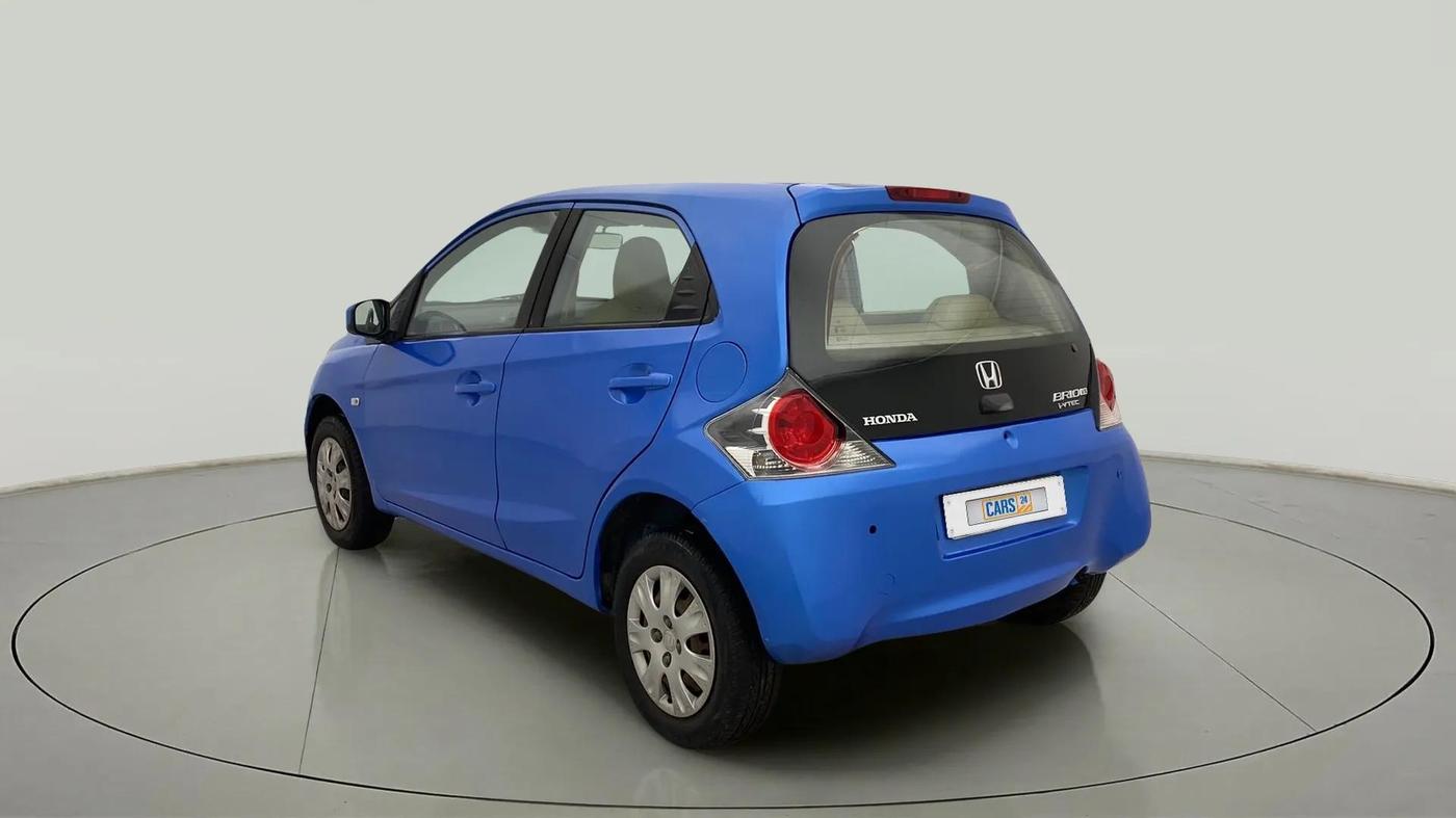 2014 Honda Brio S MT, Petrol, Manual, 66,888 km, Left Back Diagonal