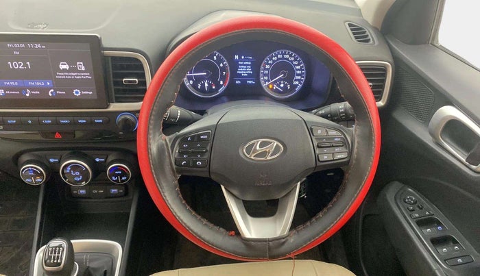 2021 Hyundai VENUE SX 1.0 TURBO IMT, Petrol, Manual, 7,985 km, Steering Wheel Close Up