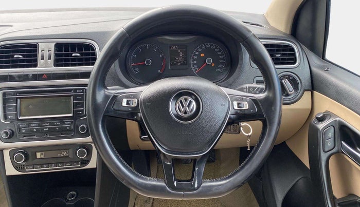 2015 Volkswagen Polo HIGHLINE1.2L, Petrol, Manual, 74,009 km, Steering Wheel Close Up