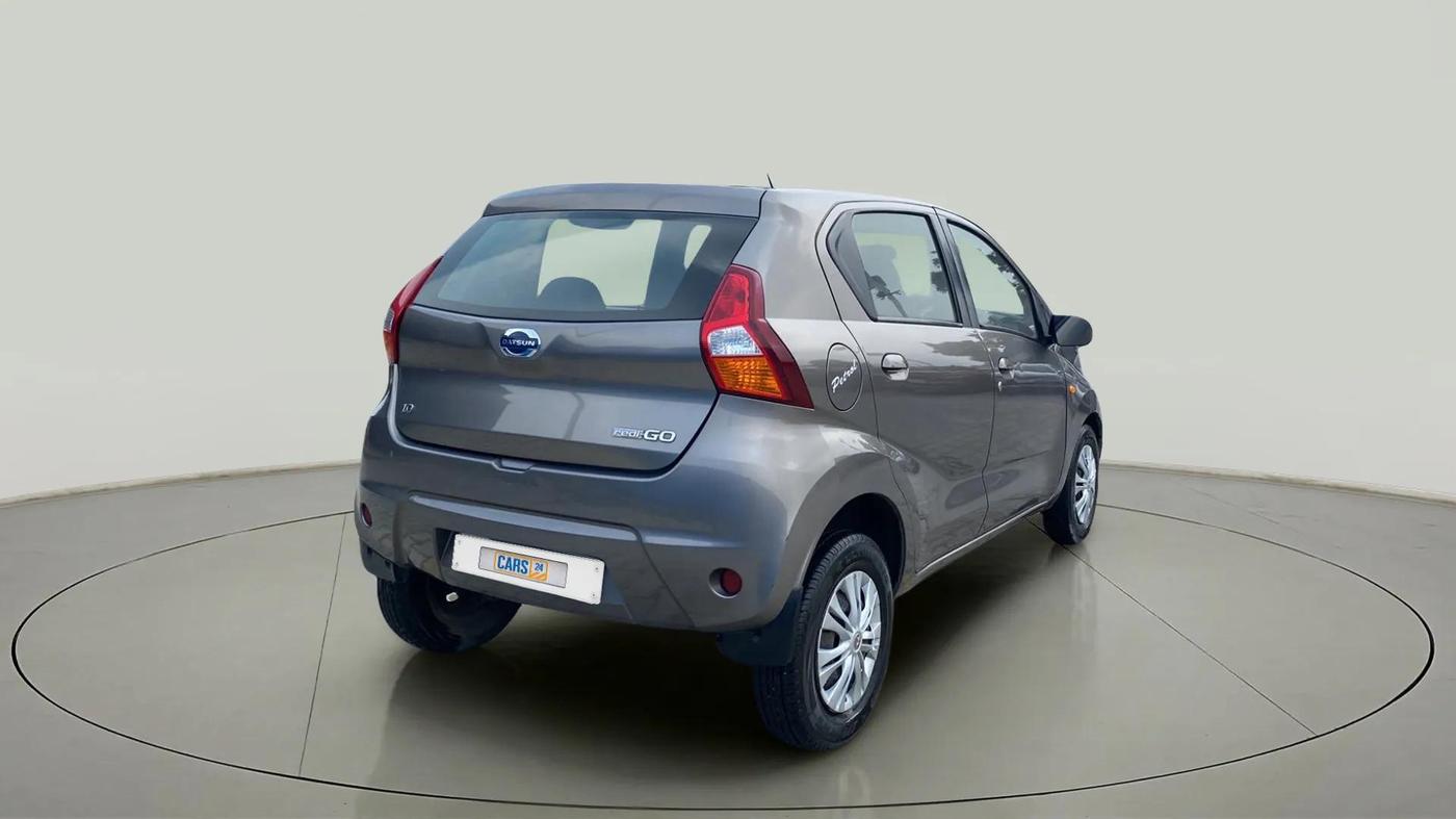 2018 Datsun Redi Go T(O) 1.0 AMT, Petrol, Automatic, 16,009 km, Right Back Diagonal