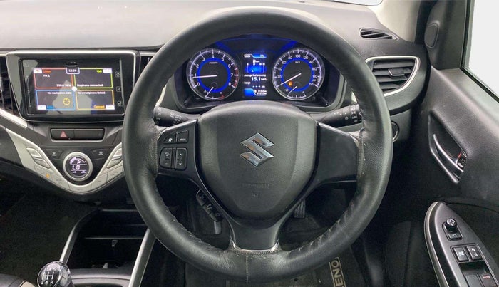 2017 Maruti Baleno ALPHA PETROL 1.2, Petrol, Manual, 53,425 km, Steering Wheel Close Up