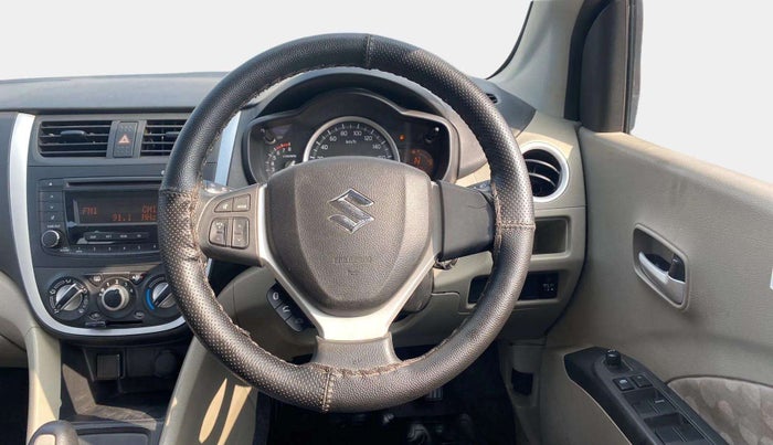 2015 Maruti Celerio ZXI AMT, Petrol, Automatic, 99,184 km, Steering Wheel Close Up