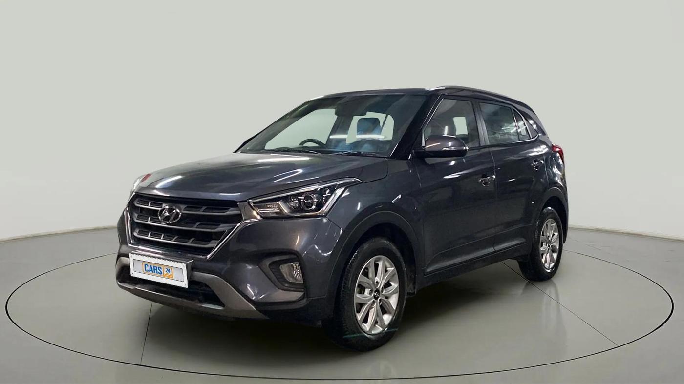 2019 Hyundai Creta SX 1.6 DIESEL, Diesel, Manual, 57,744 km, Left Front Diagonal