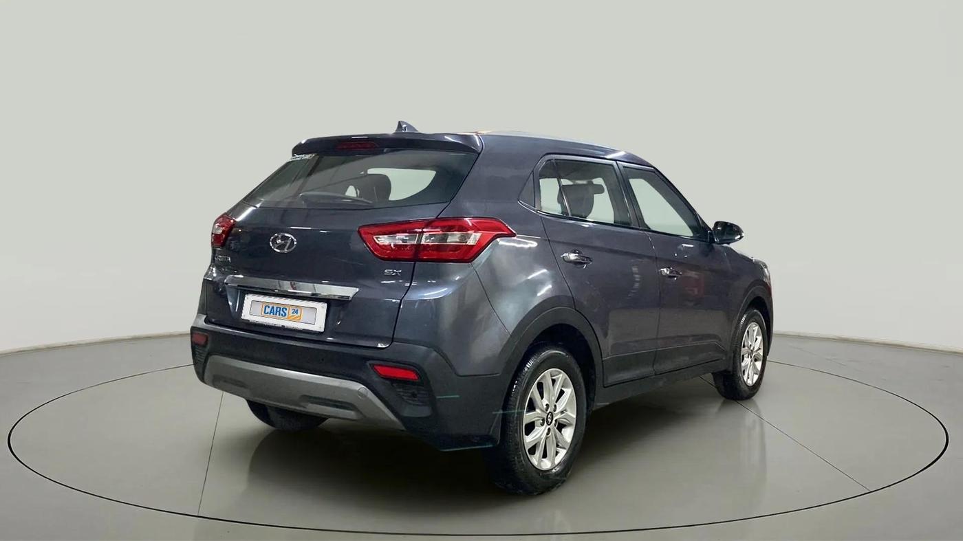 2019 Hyundai Creta SX 1.6 DIESEL, Diesel, Manual, 57,744 km, Right Back Diagonal