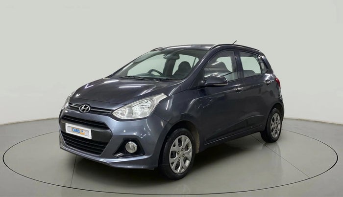 2014 Hyundai Grand i10 SPORTZ 1.2 KAPPA VTVT, Petrol, Manual, 10,995 km, Left Front Diagonal