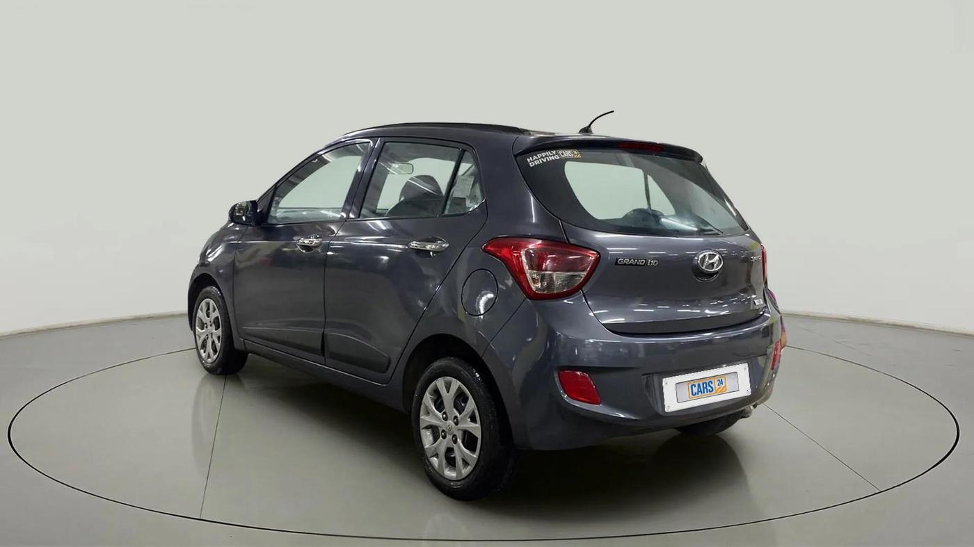 2014 Hyundai Grand i10 SPORTZ 1.2 KAPPA VTVT, Petrol, Manual, 10,995 km, Left Back Diagonal