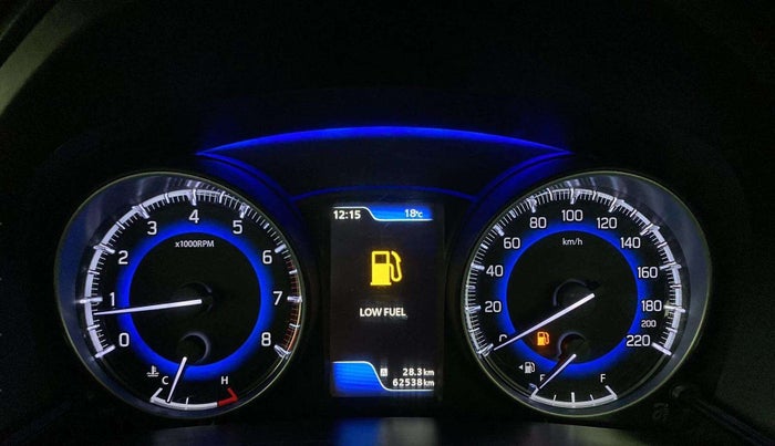 2017 Maruti Baleno ALPHA PETROL 1.2, Petrol, Manual, 62,510 km, Odometer Image