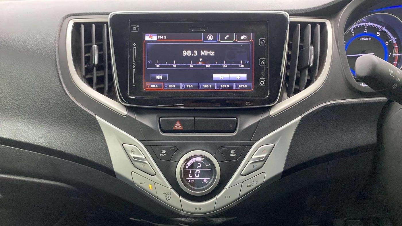 2017 Maruti Baleno ALPHA PETROL 1.2, Petrol, Manual, 62,510 km, Air Conditioner