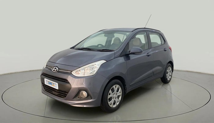 2015 Hyundai Grand i10 SPORTZ 1.2 KAPPA VTVT, Petrol, Manual, 41,038 km, Left Front Diagonal