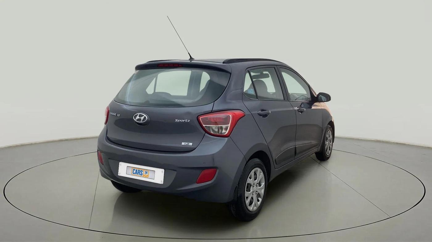 2015 Hyundai Grand i10 SPORTZ 1.2 KAPPA VTVT, Petrol, Manual, 41,038 km, Right Back Diagonal