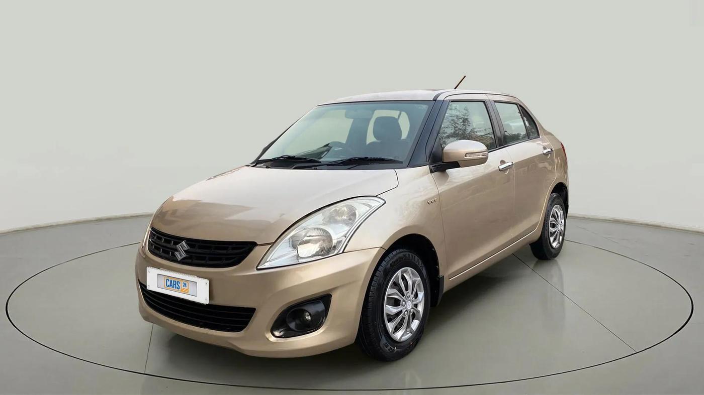 2013 Maruti Swift Dzire VXI, Petrol, Manual, 51,498 km, Left Front Diagonal
