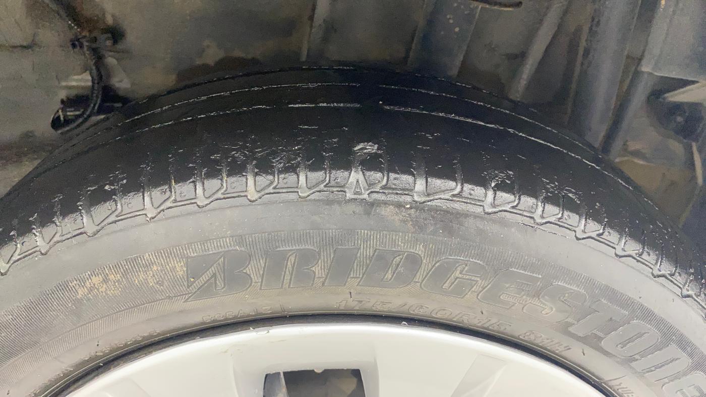 2022 Tata TIAGO NRG XZ AMT, Petrol, Automatic, 66,944 km, Left Rear Tyre Tread