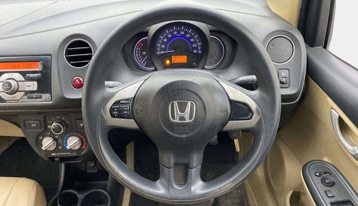 2015 Honda Brio VX MT, Petrol, Manual, 34,733 km, Steering Wheel Close Up