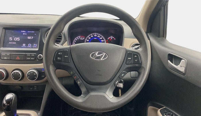 2018 Hyundai Grand i10 SPORTZ (O) AT 1.2 KAPPA VTVT, Petrol, Automatic, 41,977 km, Steering Wheel Close Up