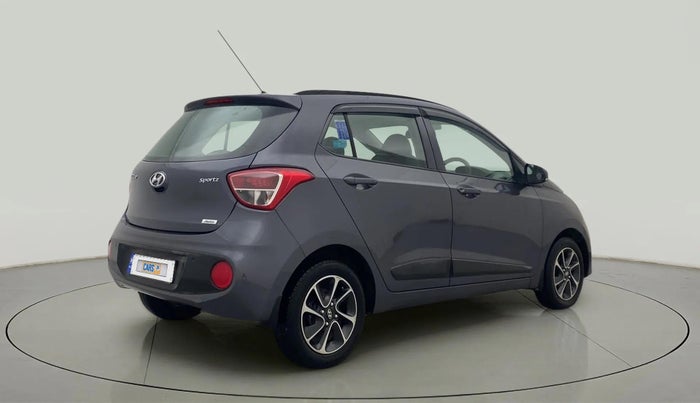 2018 Hyundai Grand i10 SPORTZ (O) AT 1.2 KAPPA VTVT, Petrol, Automatic, 41,977 km, Right Back Diagonal