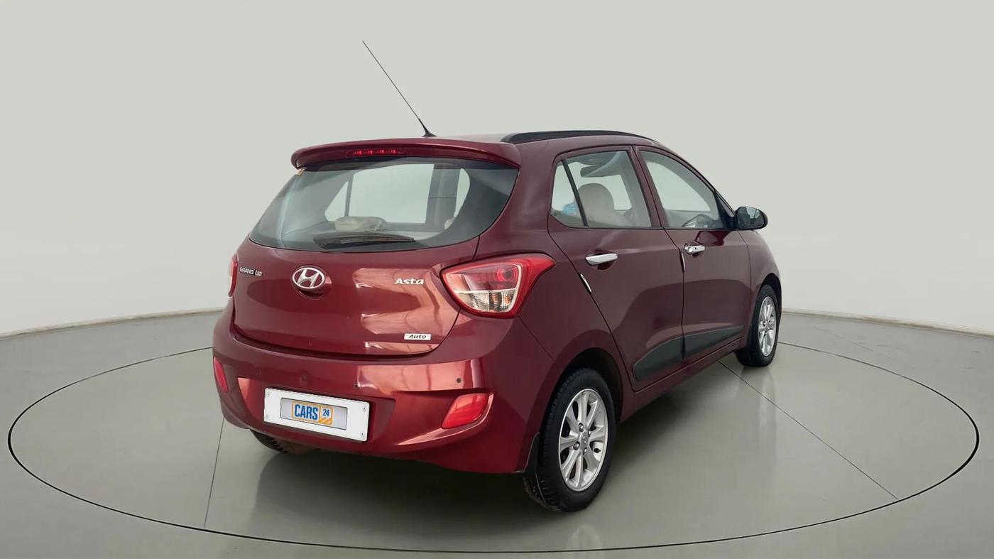 2015 Hyundai Grand i10 ASTA AT 1.2 KAPPA VTVT, Petrol, Automatic, 35,639 km, Right Back Diagonal