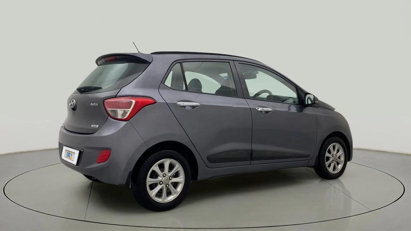 2014 Hyundai Grand i10 ASTA AT 1.2 KAPPA VTVT, Petrol, Automatic, 25,698 km, Right Back Diagonal