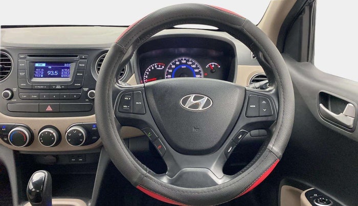 2014 Hyundai Grand i10 ASTA AT 1.2 KAPPA VTVT, Petrol, Automatic, 25,698 km, Steering Wheel Close Up