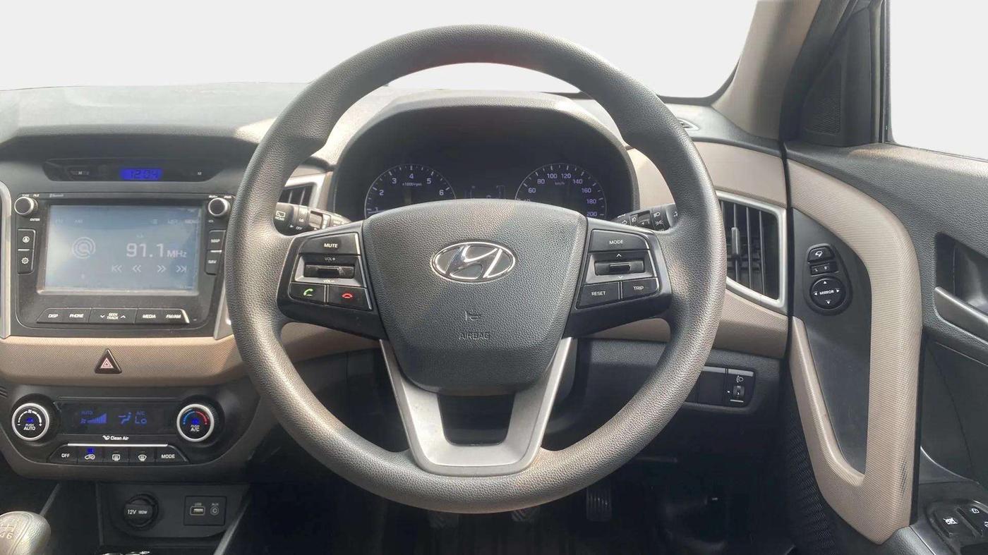 2017 Hyundai Creta SX PLUS 1.6 PETROL, Petrol, Manual, 78,241 km, Steering Wheel Close Up