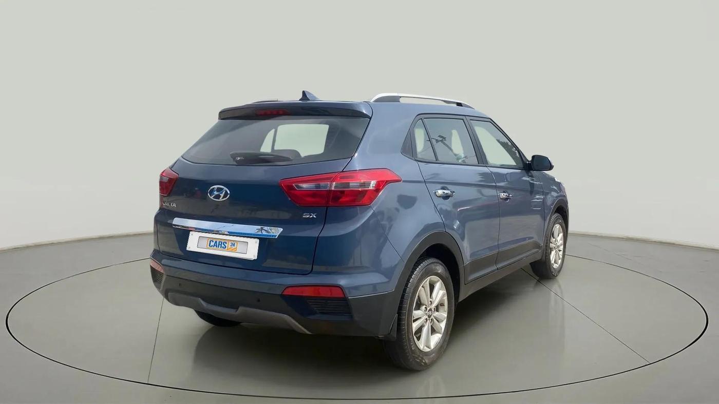 2017 Hyundai Creta SX PLUS 1.6 PETROL, Petrol, Manual, 78,241 km, Right Back Diagonal