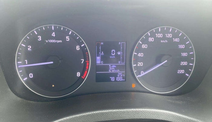 2017 Hyundai Creta SX PLUS 1.6 PETROL, Petrol, Manual, 78,241 km, Odometer Image