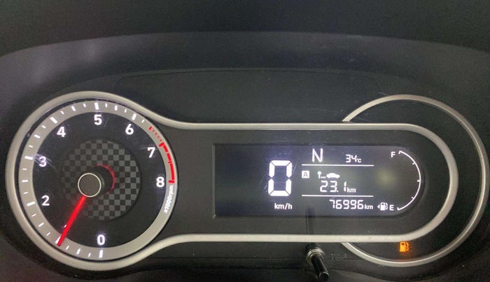 2021 Hyundai GRAND I10 NIOS SPORTZ AMT 1.2 KAPPA VTVT, Petrol, Automatic, 77,032 km, Odometer Image