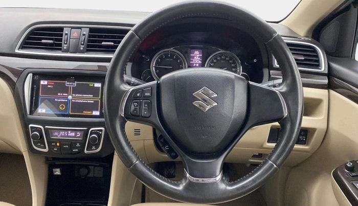 2018 Maruti Ciaz ALPHA 1.4 PETROL, Petrol, Manual, 77,985 km, Steering Wheel Close Up