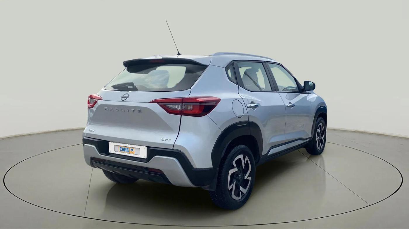 2022 Nissan MAGNITE XV TURBO CVT, Petrol, Automatic, 20,204 km, Right Back Diagonal