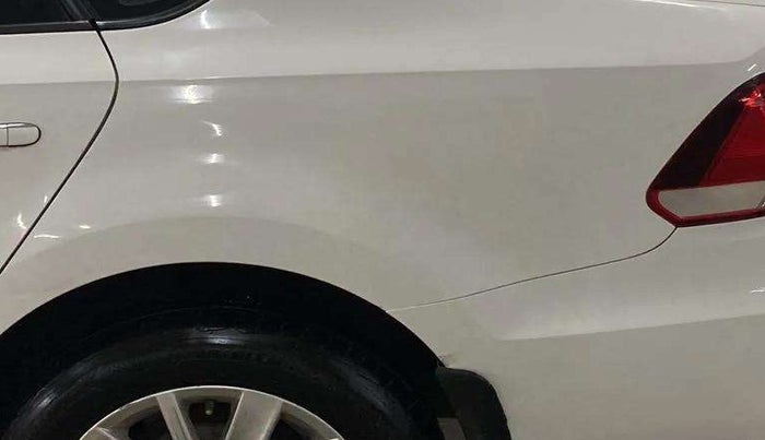 2017 Volkswagen Vento HIGHLINE PETROL AT, Petrol, Automatic, 65,025 km, Left quarter panel - Slightly dented