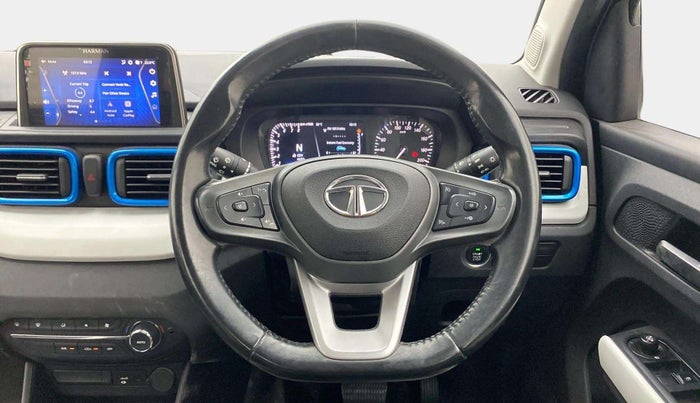 2021 Tata PUNCH CREATIVE  AMT, Petrol, Automatic, 89,465 km, Steering Wheel Close Up