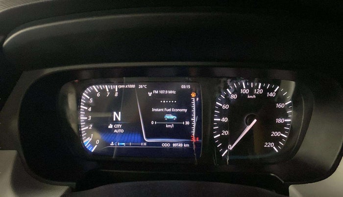 2021 Tata PUNCH CREATIVE  AMT, Petrol, Automatic, 89,465 km, Instrument cluster - Glass has scratches