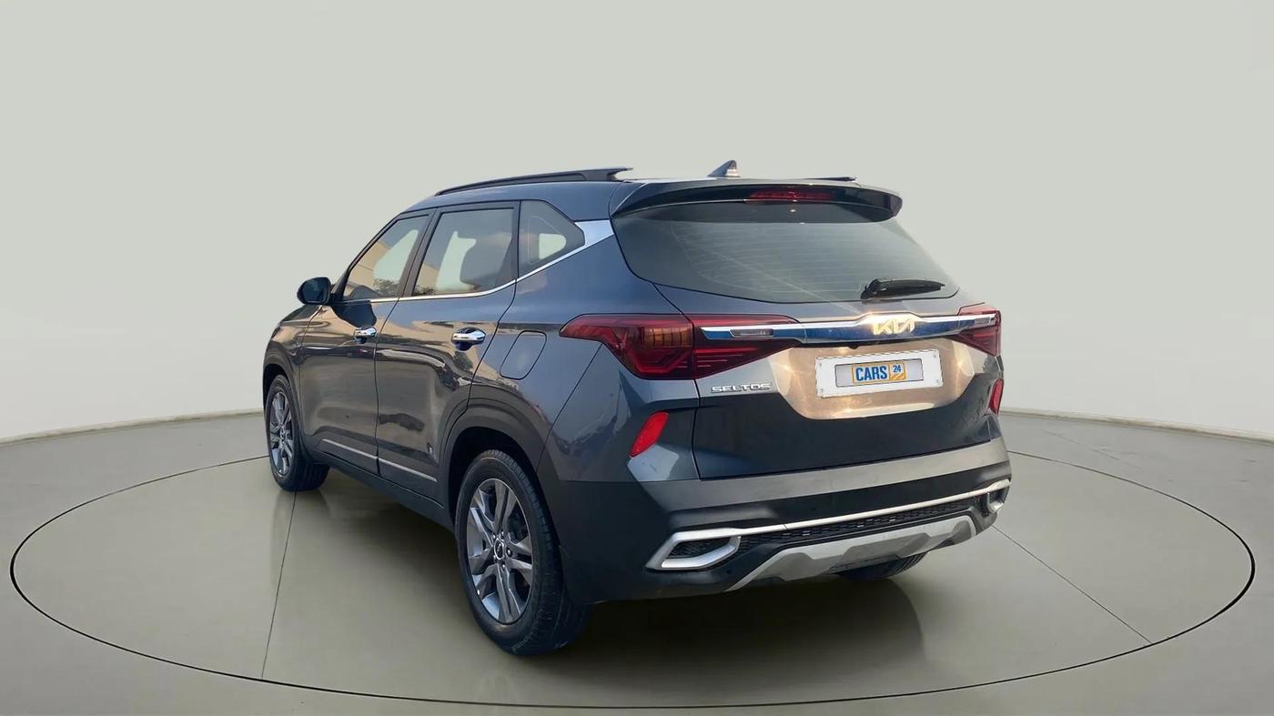 2021 KIA SELTOS HTX PLUS 1.5 DIESEL, Diesel, Manual, 55,721 km, Left Back Diagonal