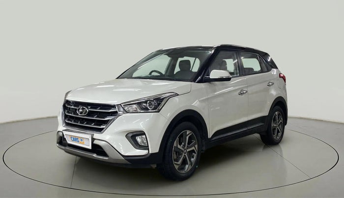 2018 Hyundai Creta SX 1.6 PETROL DUAL TONE, Petrol, Manual, 53,239 km, Left Front Diagonal