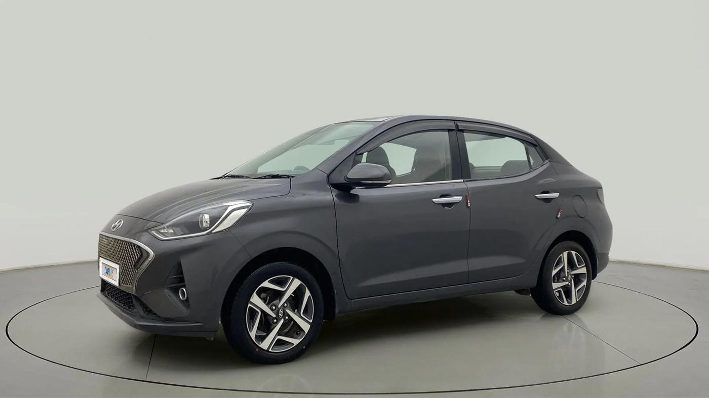 2020 Hyundai AURA SX PLUS 1.2 AMT, Petrol, Automatic, 57,728 km, Left Front Diagonal