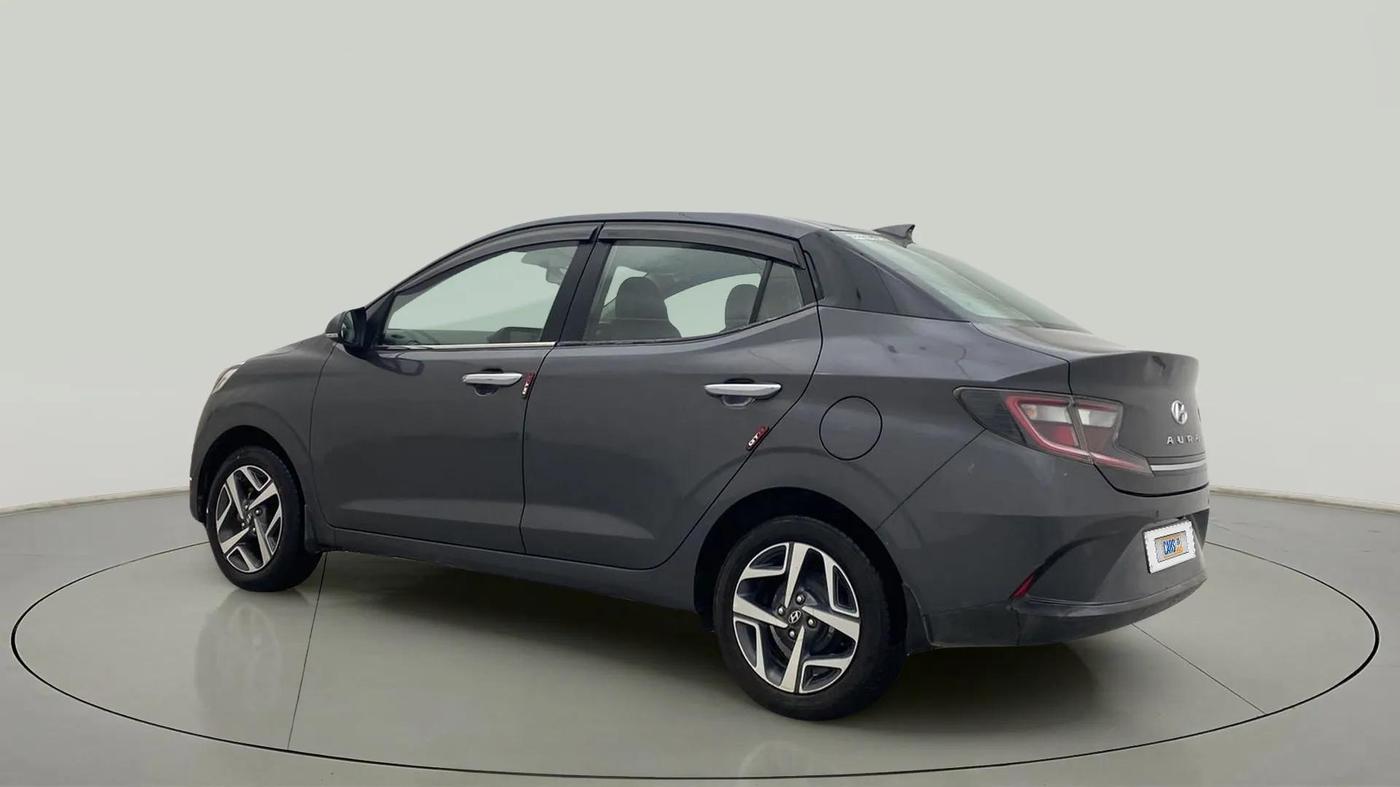 2020 Hyundai AURA SX PLUS 1.2 AMT, Petrol, Automatic, 57,728 km, Left Back Diagonal