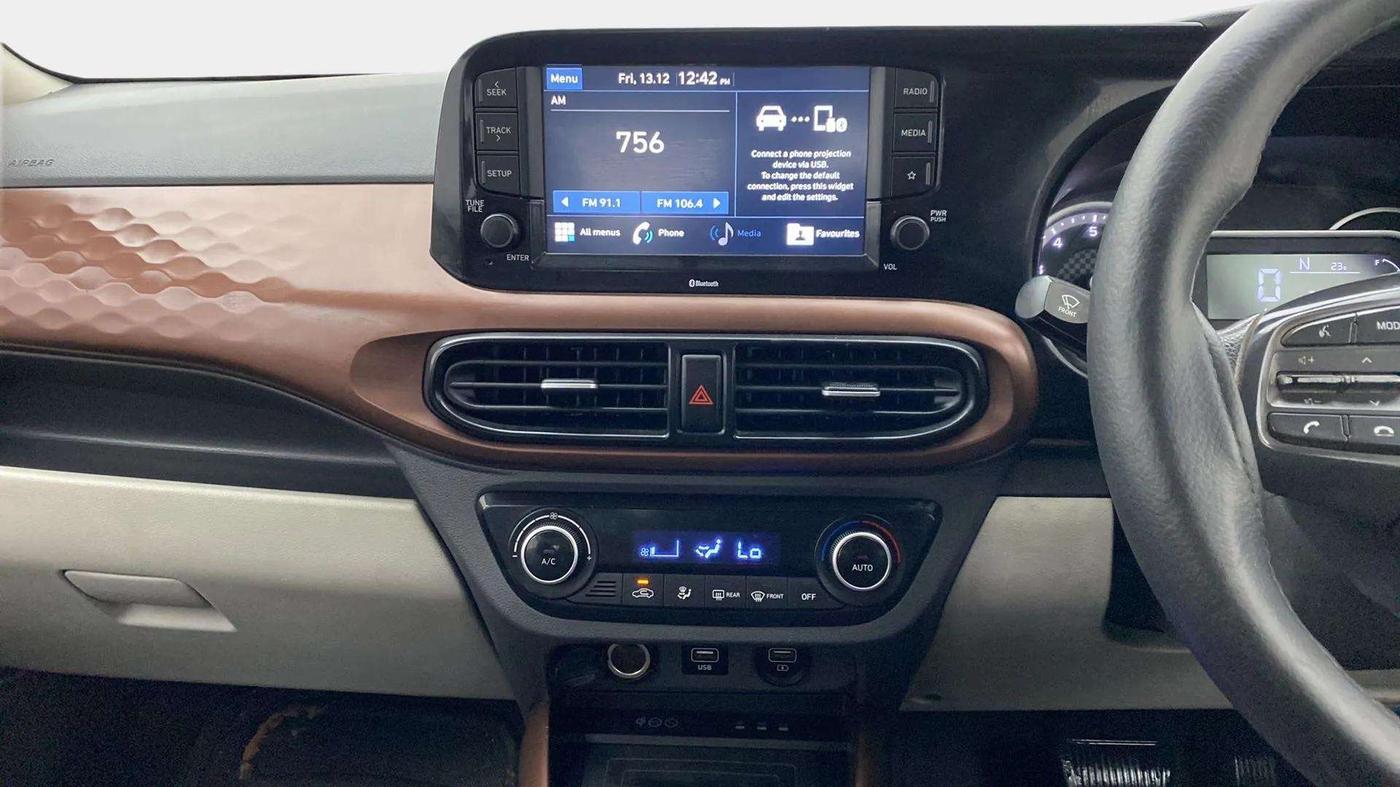 2020 Hyundai AURA SX PLUS 1.2 AMT, Petrol, Automatic, 57,728 km, Air Conditioner