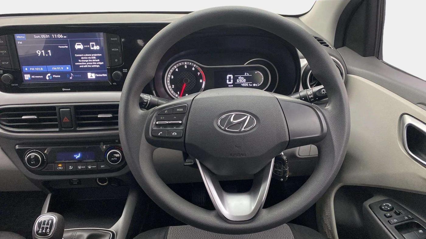 2021 Hyundai GRAND I10 NIOS SPORTZ 1.2 KAPPA VTVT, Petrol, Manual, 49,405 km, Steering Wheel Close Up