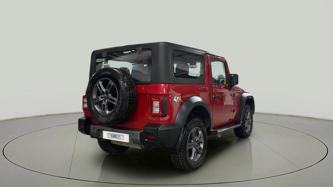 2021 Mahindra Thar LX PETROL HT 4WD AT, Petrol, Automatic, 10,686 km, Right Back Diagonal