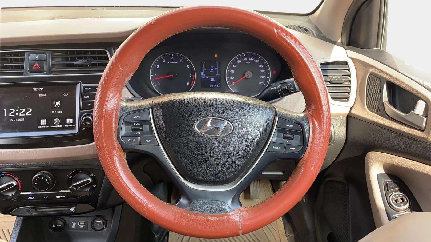 2019 Hyundai Elite i20 SPORTZ PLUS 1.2, Petrol, Manual, 59,146 km, Steering Wheel Close Up