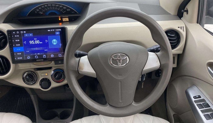 2013 Toyota Etios G, Petrol, Manual, 39,467 km, Steering Wheel Close Up