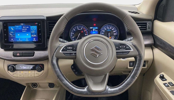 2022 Maruti Ertiga ZXI+ SHVS, Petrol, Manual, 7,567 km, Steering Wheel Close Up