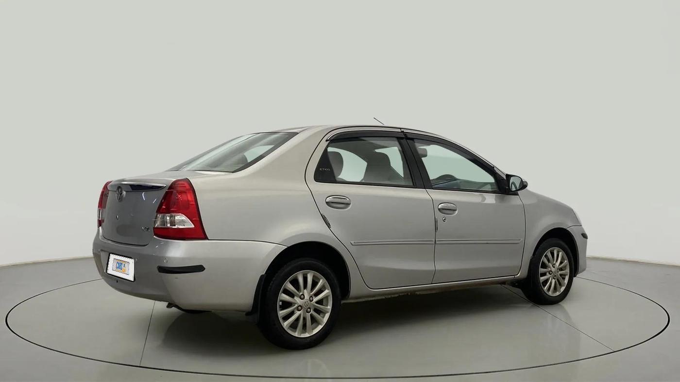 2015 Toyota Etios VX, Petrol, Manual, 4,703 km, Right Back Diagonal