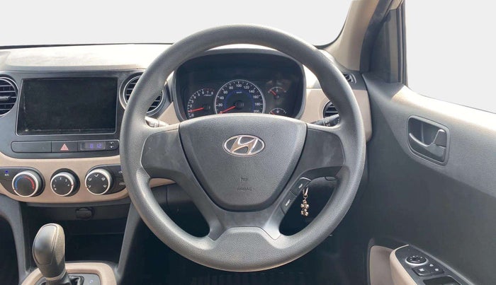 2016 Hyundai Grand i10 MAGNA AT 1.2 KAPPA VTVT, Petrol, Automatic, 27,249 km, Steering Wheel Close Up