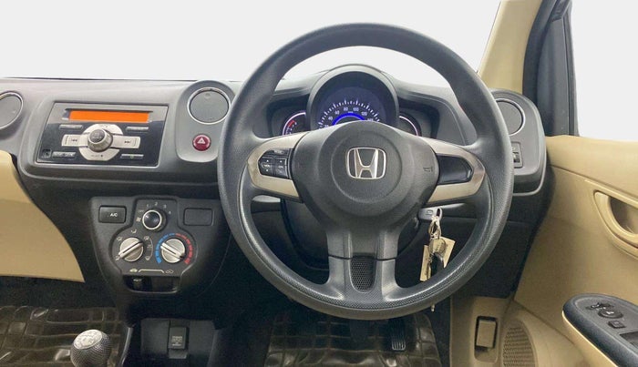 2015 Honda Amaze 1.2L I-VTEC S, Petrol, Manual, 49,469 km, Steering Wheel Close Up