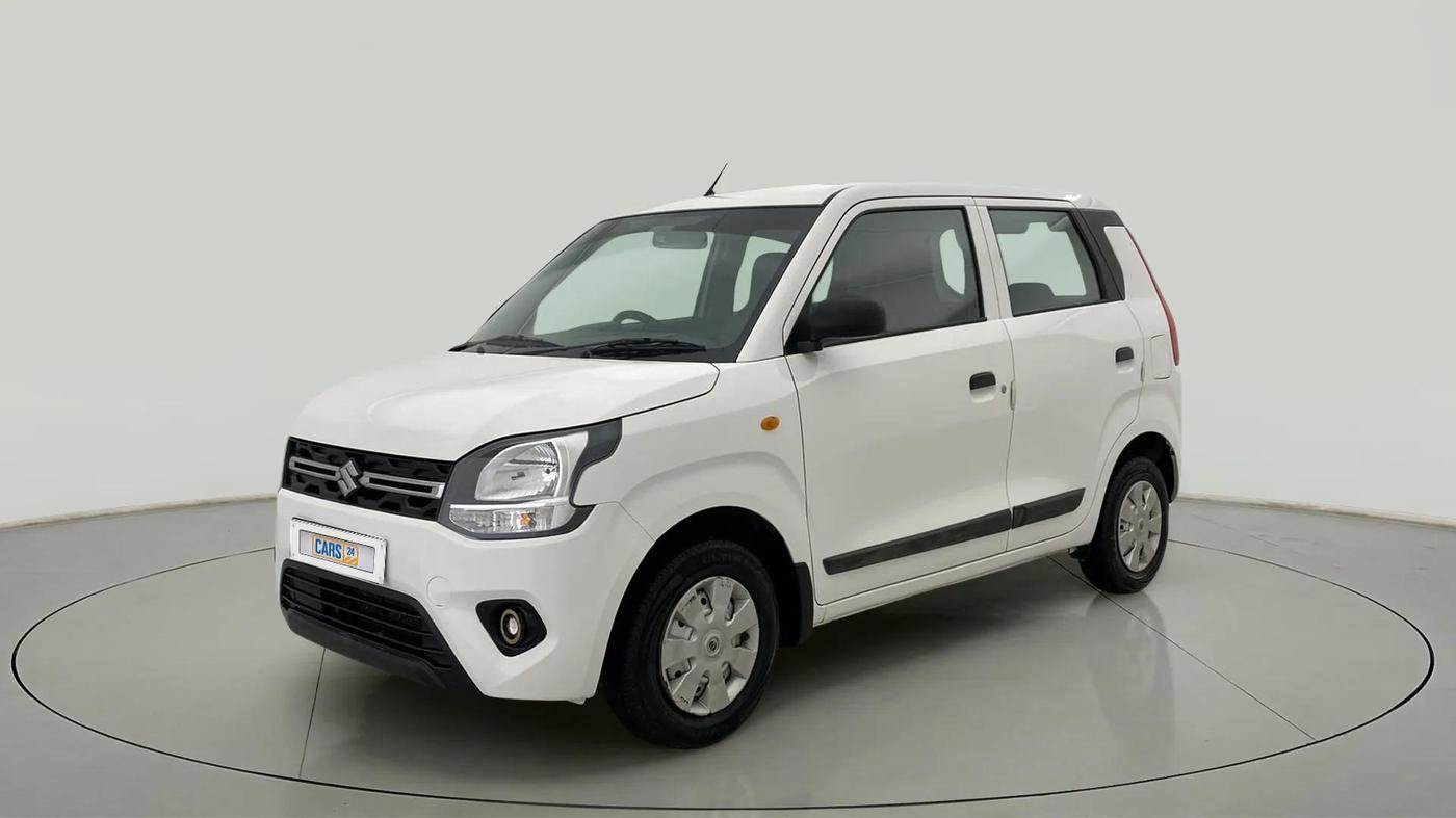 2021 Maruti New Wagon-R LXI CNG 1.0, CNG, Manual, 24,657 km, Left Front Diagonal