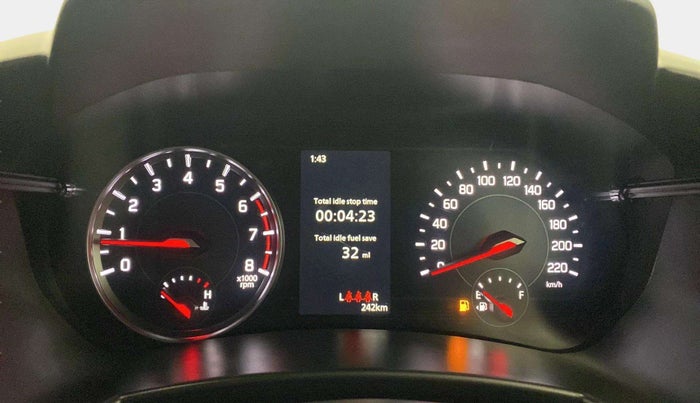 2024 Maruti Swift ZXI PLUS, Petrol, Manual, 242 km, Odometer Image