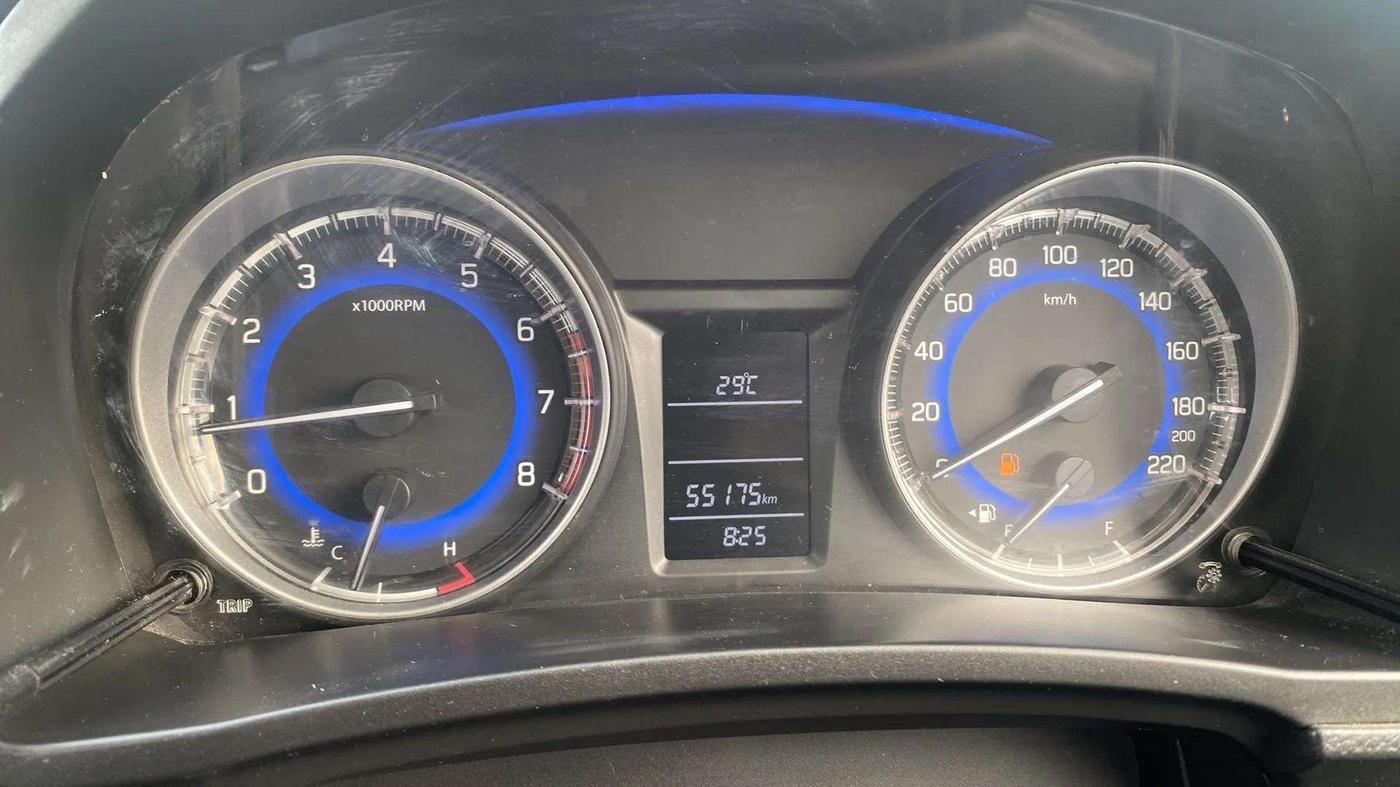 2016 Maruti Baleno DELTA PETROL 1.2, Petrol, Manual, 55,162 km, Odometer Image