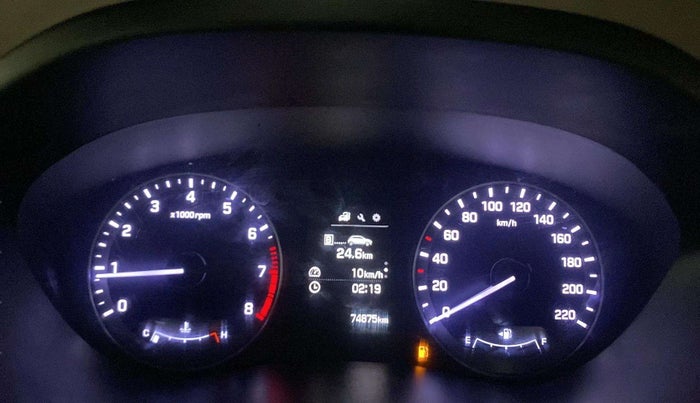 2016 Hyundai Elite i20 ASTA 1.2, Petrol, Manual, 74,851 km, Odometer Image