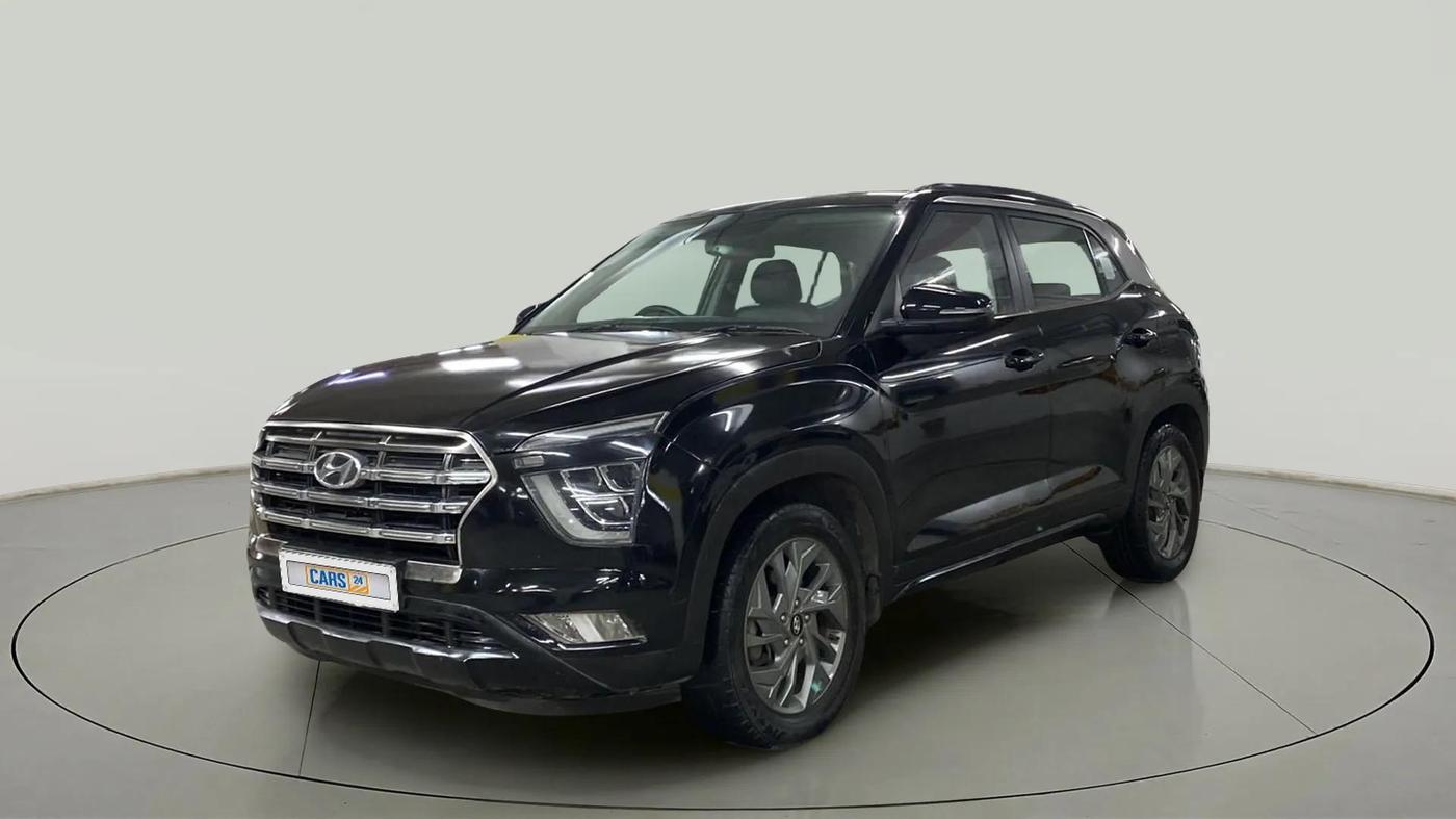 2020 Hyundai Creta SX (O) 1.4 TURBO DCT, Petrol, Automatic, 59,570 km, Left Front Diagonal